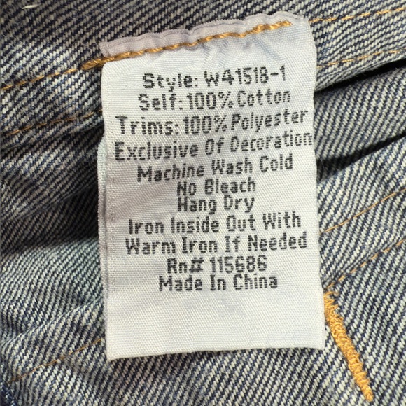 JOHNNY WAS Womens Desi Floral Embroidered Denim Jacket S Boho Cottagecore Roses - Picture 14 of 16